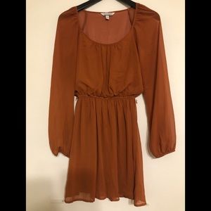 Burnt orange dress size S